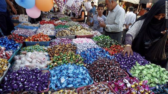 Seker Bayrami atau festival gula di Turki