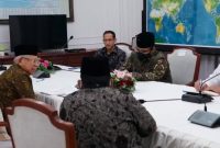 KH Ma’ruf Amin siang ini, Senin (17/04/2023), menerima audiensi  Menteri PUPR, Menag RI, dan Mendikbudristek, Senin (17/4/2023)