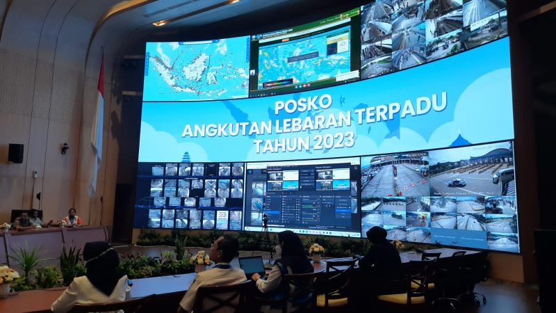 Posko Angkutan Lebaran Terpadu tahun 2023 (sumber foto: Kemenhub RI)
