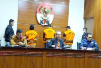 Konferensi pers penetapan Bupati Meranti sebagai tersangka dipimpin Wakil Ketua KPK Alexander Marwata
