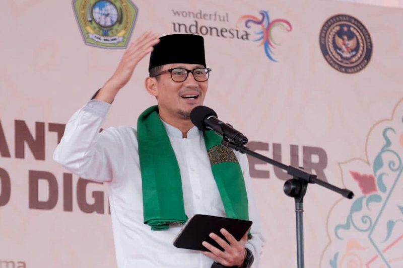 Menteri Pariwisata dan Ekonomi Kreatif/Kepala Badan Pariwisata dan Ekonomi Kreatif (Menparekraf/Kabaparekraf) Sandiaga Salahuddin Uno