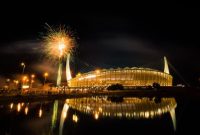 Kompleks olahraga Morodoc Techo Stadium (Foto: Cambodia2023)