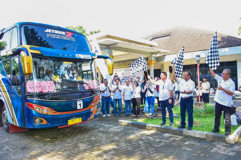 PT Pupuk Sriwijaya [Pusri] Palembang yang merupakan anak perusahaan PT Pupuk Indonesia (Persero) melepas keberangkatan 230 peserta yang mengikuti Program Mudik Bersama BUMN 2023.
