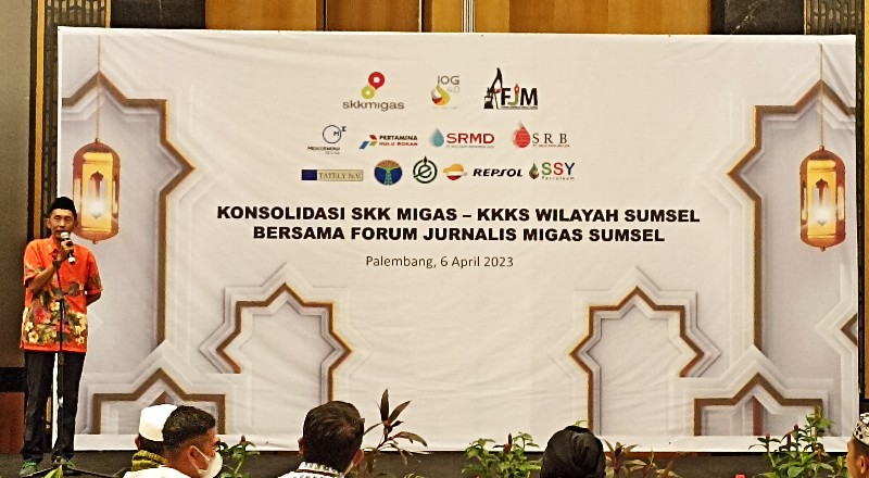 Konsolidasi SKK Migas - KKKS Wilayah Sumsel bersama Forum Jurnalis Migas [FJM], Kamis 6 April 2023.