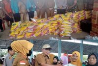 Sebanyak 1562 paket bantuan disalurkan Pemerintah Kabupaten Penukal Abab Lematang Ilir [Pemkab PALI] ke pada warga di sebelas Desa di Kecamatan Tanah Abang, PALI Provinsi Sumatera Selatan pada Senin 20 Maret 2023.