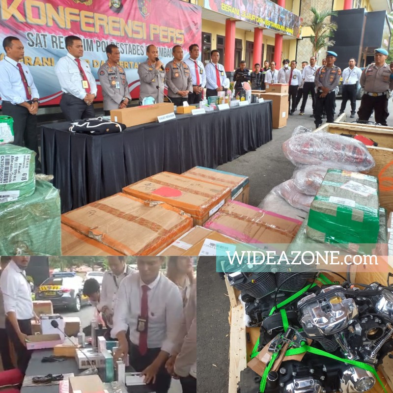 Satuan Reserse Kriminal [Reskrim] Polrestabes Palembang mengendus barang-barang import mewah dipesan dari Cina. 