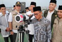 Kantor Wilayah Kementerian Agama Provinsi Sumatera Selatan melaksanakan kegiatan pemantauan Hilal untuk menentukan 1 Syawal 1444 Hijriyah, Kamis (20/4/2023)