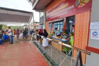 Lapas Kelas IIA Kabupaten Banyuasin ramai dikunjungi keluarga Warga Binaan Pemasyarakatan, Sabtu (22/3/2023)