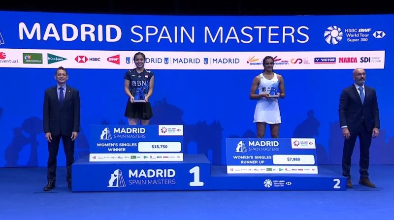 Tunggal putri Indonesia, Gregoria Mariska Tunjung juara Spain Masters 2023