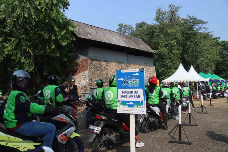 uji emisi akbar kendaraan bermotor serentak se-Jabodetabek, Senin, (05/06/2023)