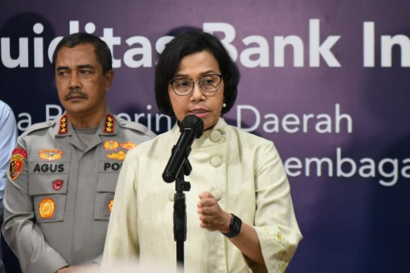 Menkeu dalam acara Serah Terima Aset Eks Bantuan Likuiditas Bank Indonesia di Aula Mezzanine, Kementerian Keuangan, Jakarta pada Selasa (06/06)