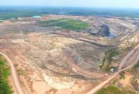 Areal Tambang milik PT Musi Prima Coal, Muara Enim