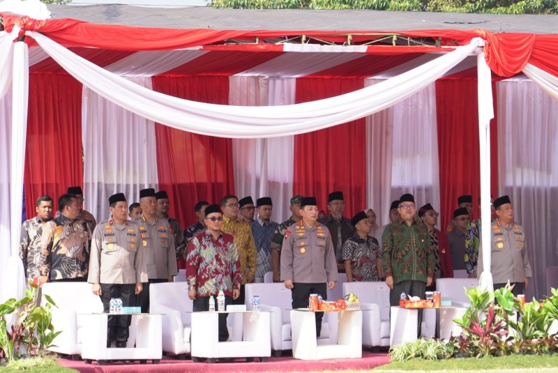 Kapolri Jenderal Polisi Drs. Listyo Sigit Prabowo menghadiri Jambore Nasional ke-7 di bumi Perkemahan Kiara Payung, Kecamatan Sukasari, Kabupaten Sumedang, Jawa Barat, Kamis (3/8/23).