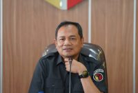 Sekertaria Jenderal Bawaslu Ichsan Fuady memberikan arahan kepada mahasiswa politik dan komunikasi ke kantor Bawaslu RI, Selasa (1/8/2023)