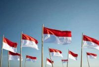 Potret Bendera Merah Putih yang berkibar di udara. (Foto: Freepik)