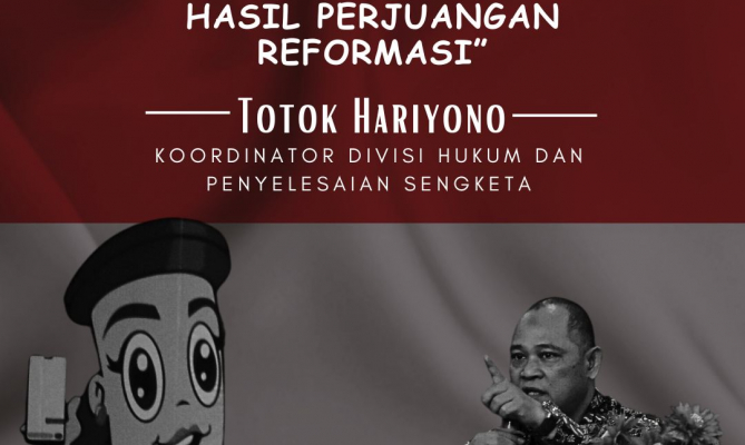 Totok dalam kegiatan Pelatihan Penguatan ompetensi Anggota Bawaslu Kabupaten/Kota periode 2023-2028 yang dilaksanakan usat Penelitian, Pengembangan, Pendidikan dan Pelatihan (Puslitbangdiklat) Bawaslu, Rabu (30/08/2023).