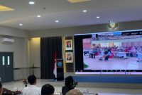 Anggota Bawaslu Kabupaten/Kota yang baru dilantik tengah mengikuti pelatihan Pusat Pengembangan Sumber Daya Manusia Badan Narkotika Nasional (PPSDM BNN) di Bogor, Jawa Barat, Rabu (23/8/2023).
