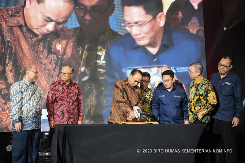 Menkominfo Budi Arie Setiadi dalam Seminar Ekonomi Syariah yang bertajuk “Penguatan Pengembangan Ekosistem Digital Ekonomi Syariah Indonesia” di Jakarta Pusat, Rabu (23/08/2023)