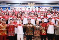 Gubernur Sumsel H Herman Deru menghadiri Pelantikan Pengurus Daerah Perhimpunan Indonesia Tionghoa (INTI) Provinsi Sumsel masa bakti 2022-2024 di Griya Agung, Sabtu (12/8) malam.