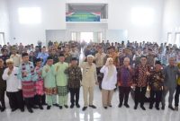 Wagub Sumsel Mawardi Yahya pada  pelantikan BAMUKOI se Kabupaten Muba, Kamis (24/8).