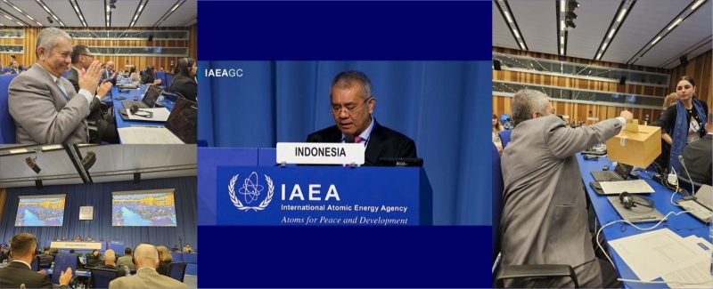 Indonesia secara aklamasi terpilih sebagai anggota Dewan Gubernur Badan Tenaga Atom Internasional (IAEA) untuk periode tahun 2023-2025
