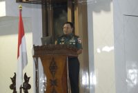 Pangdam V/Brawijaya, Mayjen TNI Farid Makruf MA menegaskan kepada seluruh Dansat dan Kabalak untuk meningkatkan pengawasan terkait aset-aset Kodam yang ada di Jawa Timur.