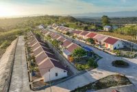 Permukiman masyarakat terdampak bencana badai siklon tropis seroja di Kabupaten Kupang, Nusa Tenggara Timur (Foto: Kementerian PUPR)