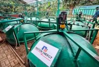 Mesin biodigester yang digunakan untuk mengolah sampah di Taman Margasatwa Ragunan Jakarta