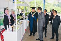 Presiden Jokowi menghadiri Sidang Terbuka Dies Natalis ke-60 IPB, Jumat (15/09/2023), di Kampus IPB Dramaga, Bogor, Jawa Barat. (Foto: BPMI Setpres)