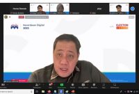 Anggota Bawaslu Herwyn JH Malonda saat menjadi pengajar di kegiatan Mata Kuliah Kecerdasan Digital Lanjutan: Pemilu dan Transformasi Digital 2023 yang digelar Universitas Gaja Mada (UGM), Sabtu (2/9/2023) secara daring