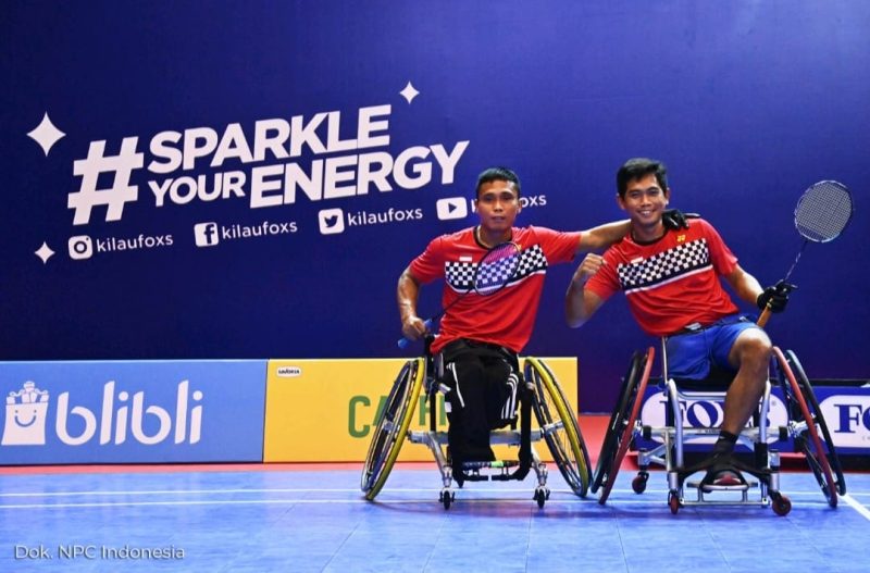 Atlet para-bulu tangkis Indonesia mendominasi gelar juara FOX’S Indonesia Para Badminton International 2023 (foto: NOC Indonesia)