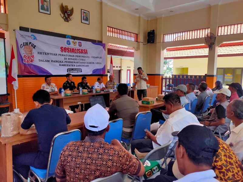 Koramil Glagah bersama BeaCukai bersinergi berantas peredaran Rokok Ilegal