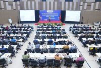 Anggota Bawaslu Lolly Suhenty saat menghadiri Pelatihan Penguatan Kompetensi Anggota Bawaslu Kabupaten/Kota 2023-2028 Gelombang Ketiga di Jawa Barat, Sabtu (2/9/2023)
