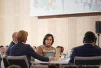 Menteri Keuangan (Menkeu) Sri Mulyani Indrawati saat menghadiri Berlin Global Dialogue 2023, Kamis (28/9) (Foto: Kemenkeu)