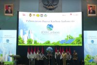 Pemerintah meluncurkan Perdagangan Perdana Bursa Karbon Indonesia, Selasa (26/9/2023) di Jakarta (Foto: tangkapan layar)
