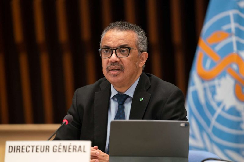 Direktur Jenderal WHO Dr Tedros Adhanom Ghebreyesus (Foto: WHO)