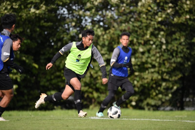 Timnas U-17 Indonesia saat sesi latihan di Jerman