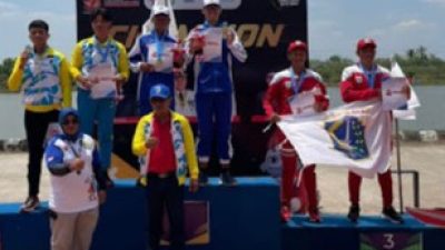 Asuhan Heri Amalindo Boyong Empat Medali Emas, Bawa Sumsel Juara Umum Cabor Dayung Popnas 2023