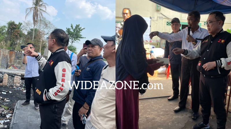 Tokoh tiga serangkai, Ir H Eddy Santana Putra MT [ESP], H Ishak Yulian Yusuf [Yan Najib], dan Ajie Nugraha Pratama SKom, menyambangi warga di Sungai Kedukan Kelurahan 3-4 Ulu Palembang. Nomor satunya [ESP] pernah menjabat Walikota Palembang. 