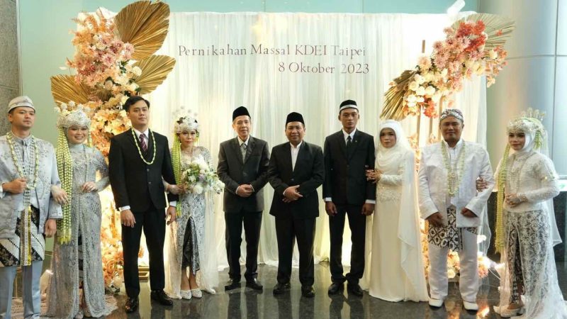 Kemenag bersama KDEI di Taipei fasilitasi pernikahan 35 pasang WNI di Taiwan