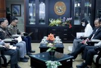 Ombudsman RI berkunjung ke kantor MK melakukan konsultasi terkait tafsir Putusan MK No 61/PUU-VX-2017 dan 66/PUU/VX/2017
