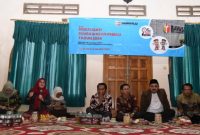 Suasana kegiatan Sosialisasi Pengawasan Pemilu Tahun 2024', di Pesantren Fauzan Tiga, Garut, Senin (2/10/2023) (foto:  Bawaslu)