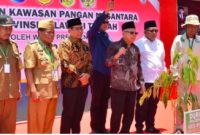 Wakil Presiden RI, KH Ma'ruf Amin meresmikan Kawasan Pangan Nusantara (KPN) Desa Talaga, Kecamatan Dampelas, Kabupaten Donggala, Sulteng, Rabu (04/10/2023)