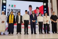 Anies Rasyid Baswedan dan Muhaimin Iskandar (AMIN) menjadi pendaftar pertama pasangan capres-cawapres ke Komisi Pemilihan Umum (KPU) RI, Kamis (19/10/2023) pagi. (Foto: Nasdem)