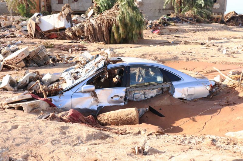 Banjir Libya(sumber foto:getty images/NPR)