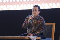 Anggota Bawaslu Puadi dalam Dialog Kebangsaan di Solo, Jawa Tengah, Selasa (17/10/2023)