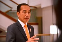 Presiden Jokowi memberikan keterangan pers di sela-sela kegiatan kunjungan kerjanya di China World Hotel, Beijing (Foto: Setpres)