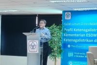 Direktur Pembinaan Program Ketenagalistrikan Kementrian ESDM, Wanhar
