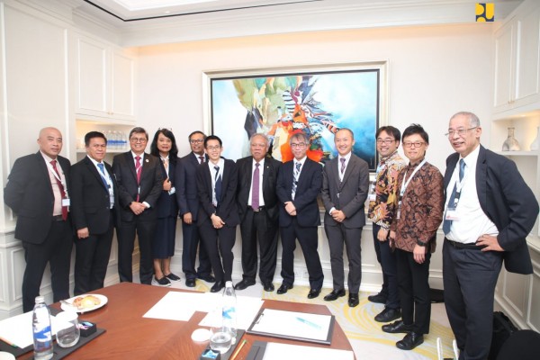 Menteri PUPR Basuki Hadimuljono mengharapkan dukungan Jepang dalam pelaksanaan World Water Forum ke-10