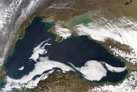 Citra Satelit laut hitam (sumber foto: NASA)